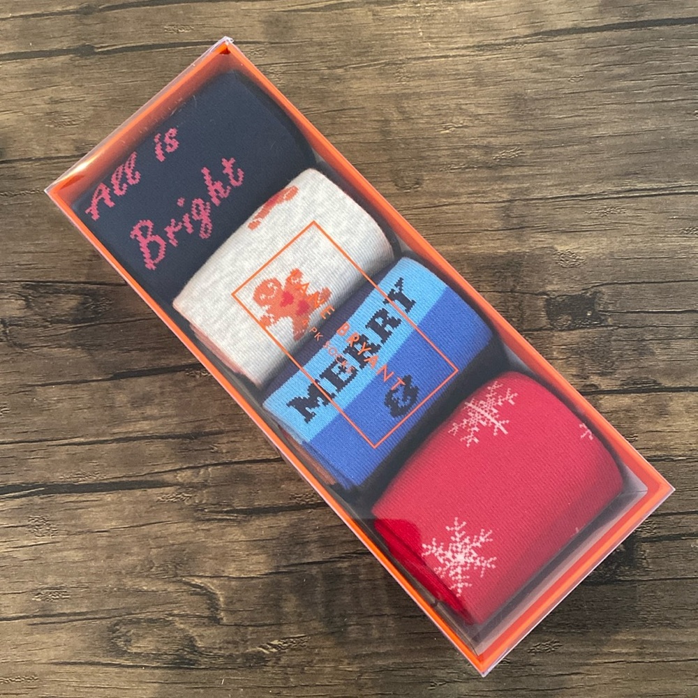 Lane Bryant Set of 4 Holiday Socks